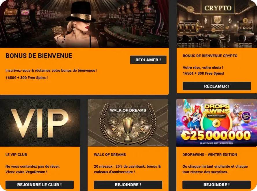 Vegadream Casino Licence